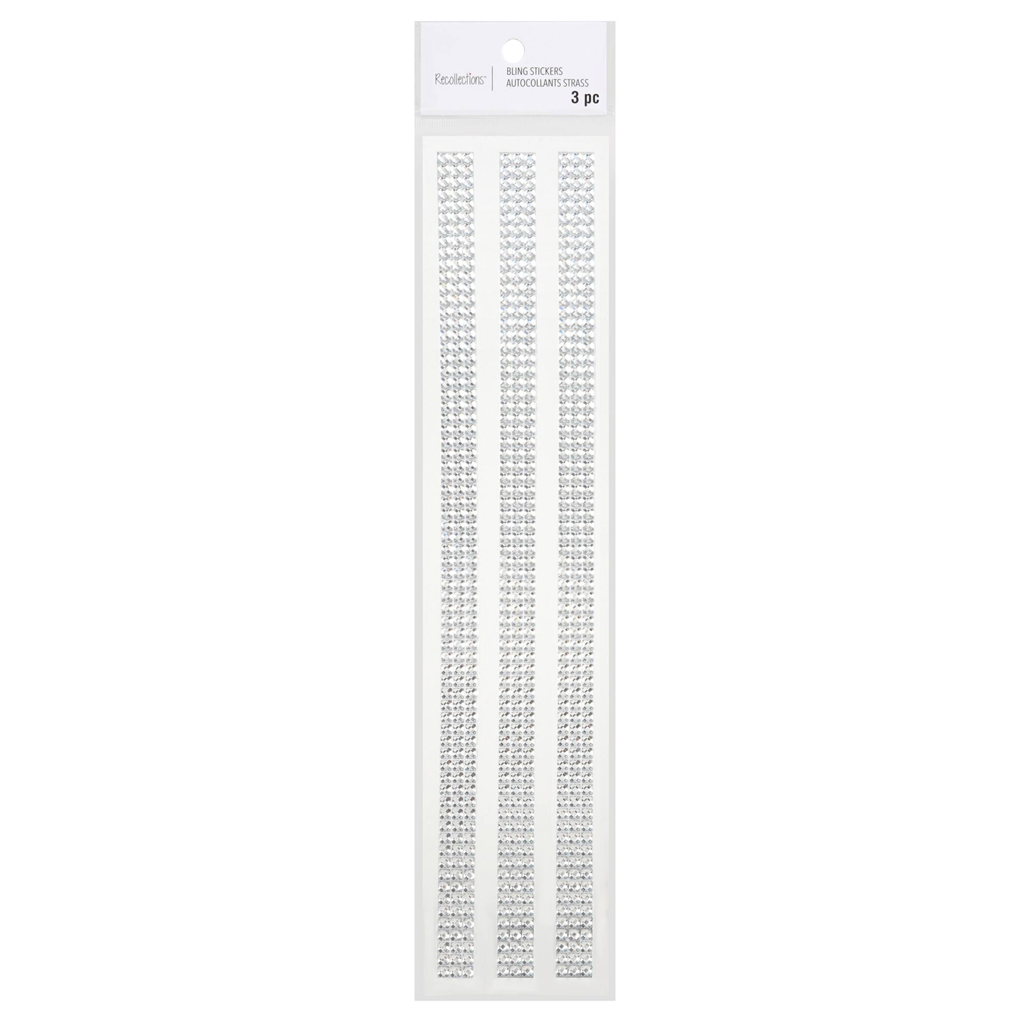 12 Packs: 3 ct. (36 total) Rhinestone Borders by Recollections